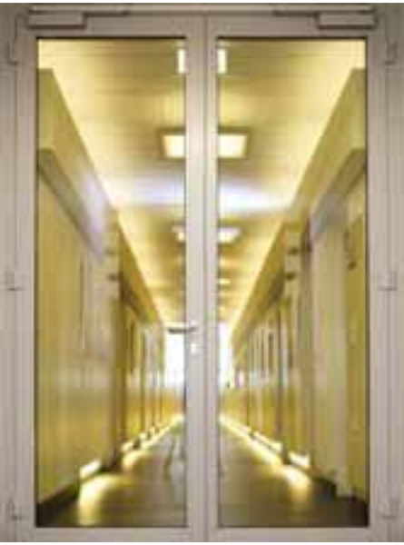 Premium Stainless Steel Full Glass Door Offering Modern Aesthetics, Robust Durability, Multi-point Security Locks, Fire and Smoke Resistant Options, Suited for Commercial & Residential Use
